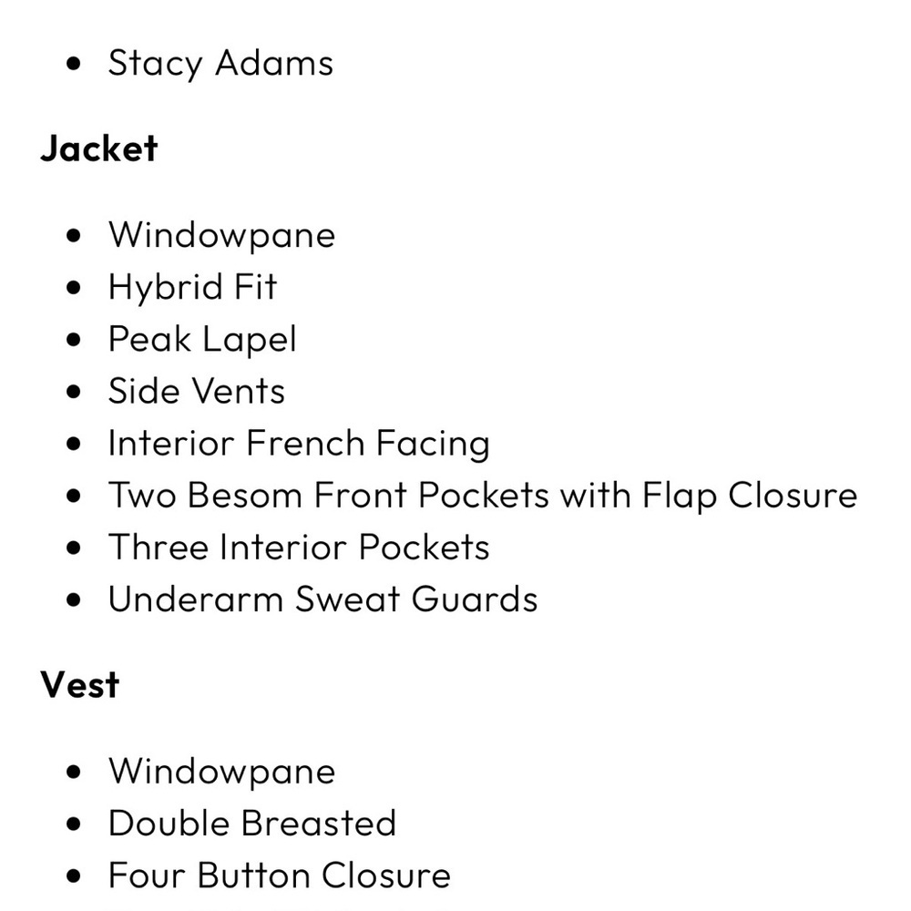 Stacy Adams Royal Blue Two-Piece Suit - Picture 3 of 9